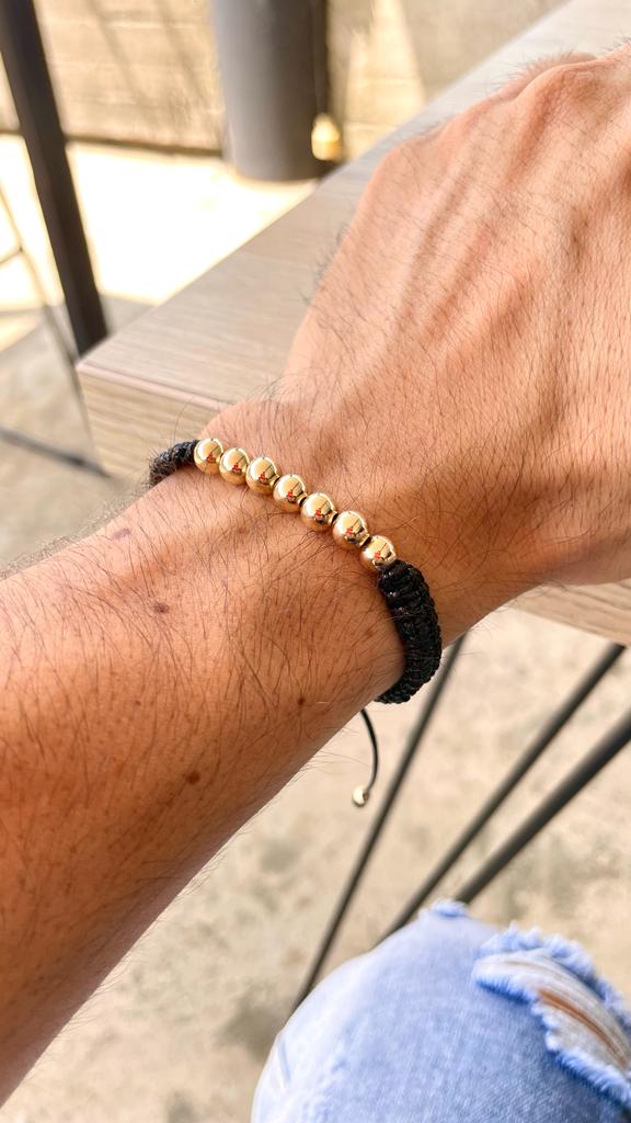 Pulsera Caballero Oro Laminado
