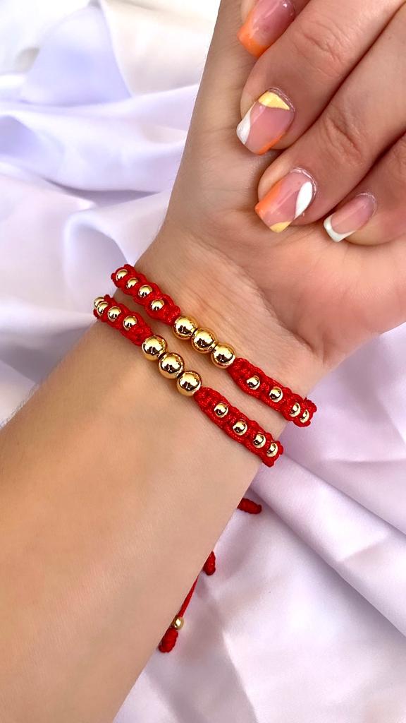 Pulsera Tejida Red x2