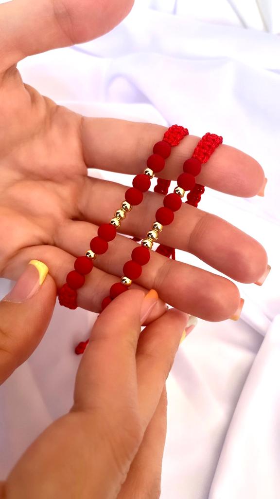 Pulsera Tejida Red x2