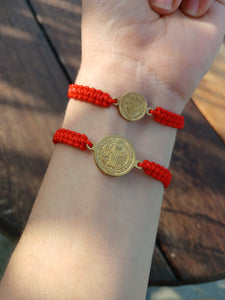 Pareja Pulsera San Benito Red