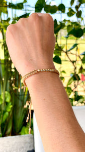 Pulsera Dama Oro Laminado