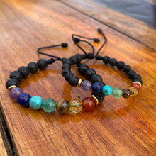 Cargar imagen en el visor de la galería, Pareja Pulsera 7 Chakras
