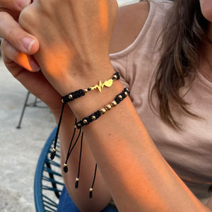 Set Pulsera Love Latido Black