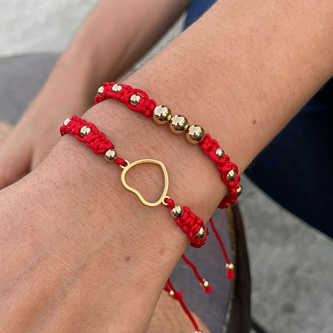 Set Pulsera Love Red