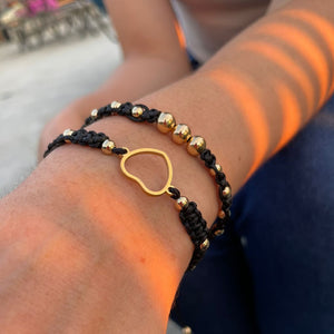 Set Pulsera Love Black