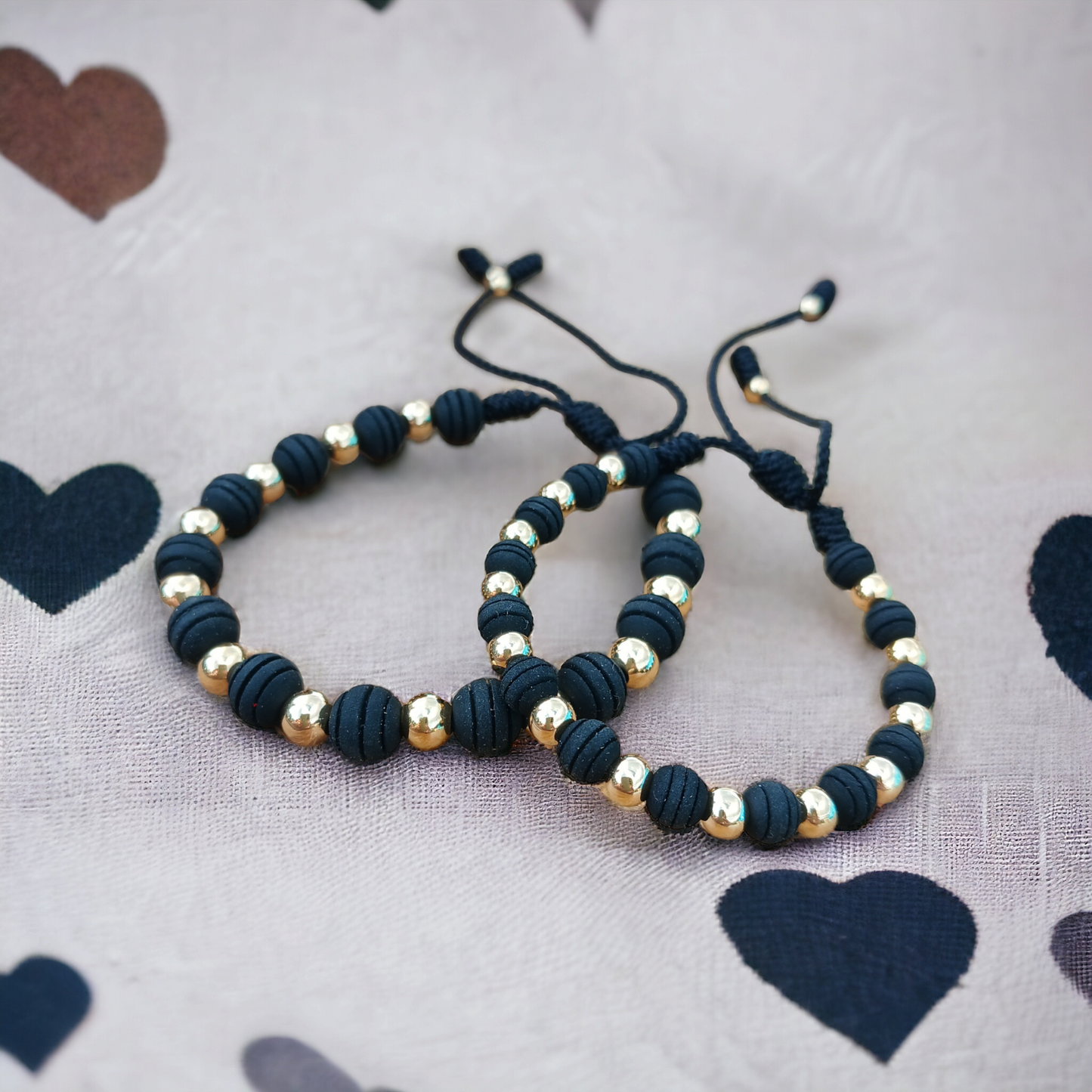 Pareja Pulsera Black