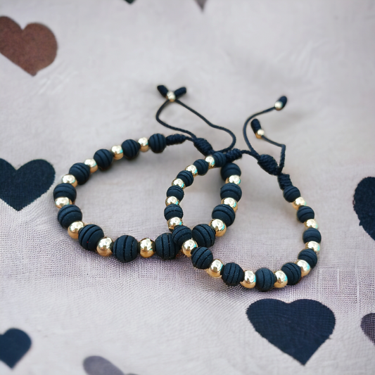 Pareja Pulsera Black