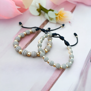 Pareja Pulsera Beige