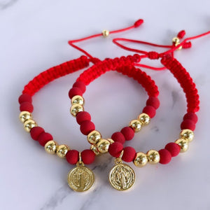 Pareja Pulsera San Benito Red