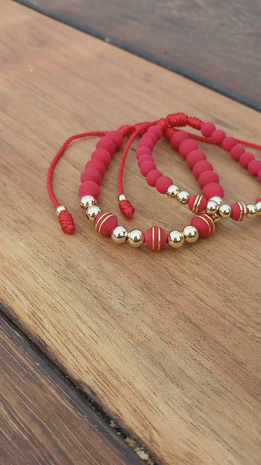 Pareja Pulsera Skym Red