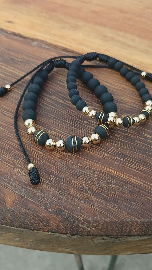 Pareja Pulsera Skym Black