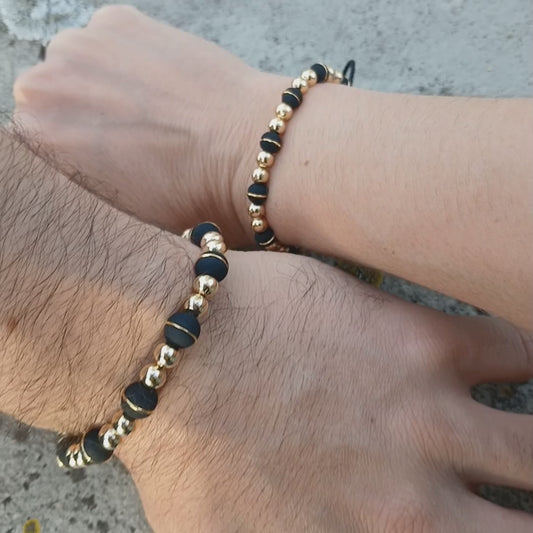 Pareja Pulsera Dayky Black