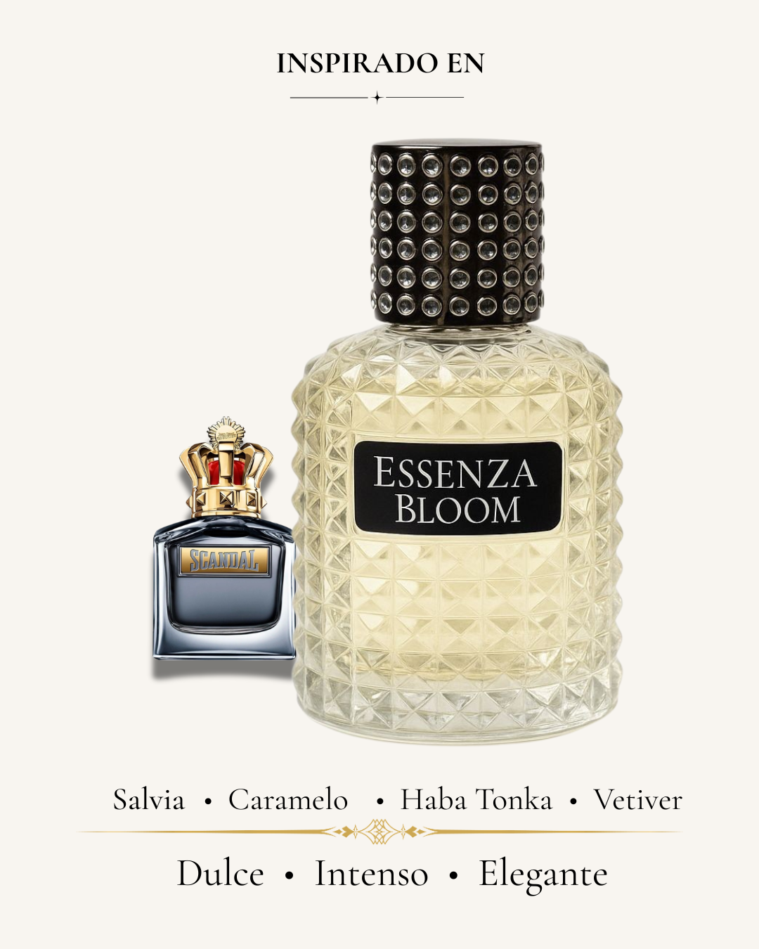 Nocturne Gold 50mL (Inspirado en Jean Paul Gualtier Scandal Men)