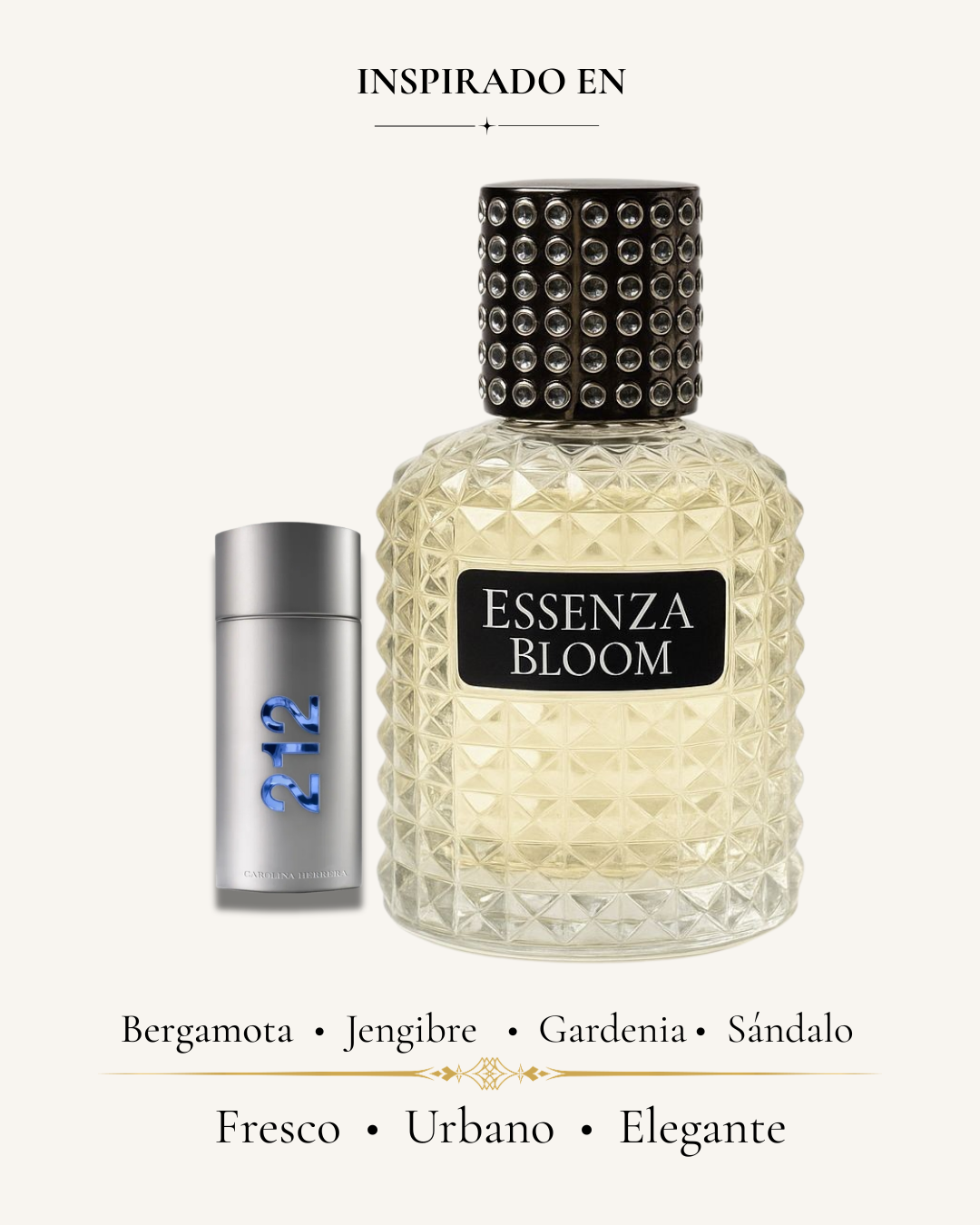 City Urban 50mL (Inspirado en Ch 212 NYC Men)