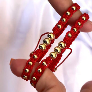 Pulsera Tejida Red x2