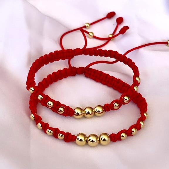 Pulsera Tejida Red x2