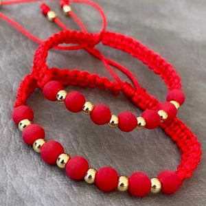 Pulsera Tejida Red x2