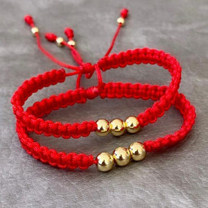 Pulsera Tejida Red x2