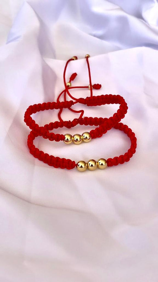 Pulsera Tejida Red x2