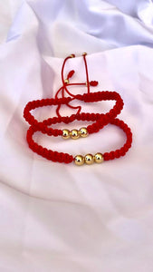 Pulsera Tejida Red x2